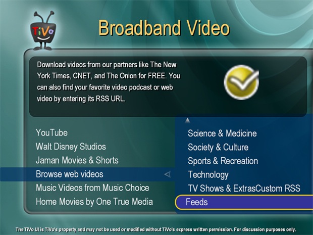 TiVo Broadband Video