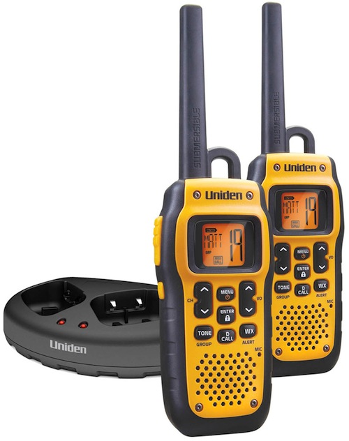 Uniden 2872-2CK and Waterproof, Floating Two-Way Radio