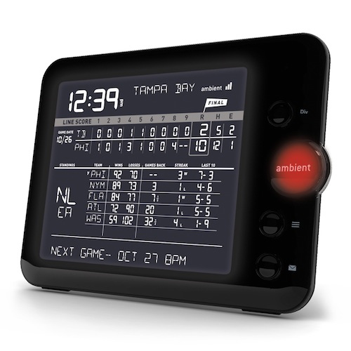Ambient Devices Centerfield Baseball ScoreCaster
