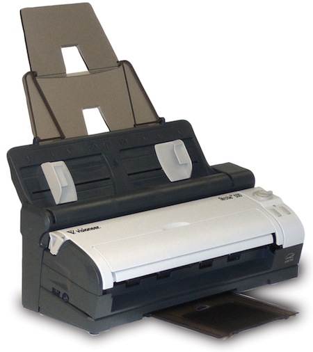 Visioneer Strobe 500 mobile duplex color scanner plus docking station