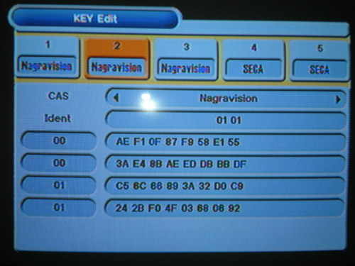Upload Keys Nagra 2